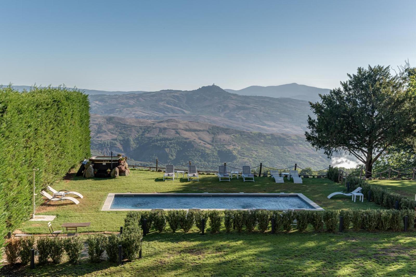 Convento San Bartolomeo Hotel Abbadia San Salvatore Kültér fotó